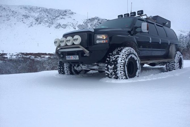 Golden Circle Super Jeep Adventure With Snowmobiling on Glacier - Thingvellir National Park