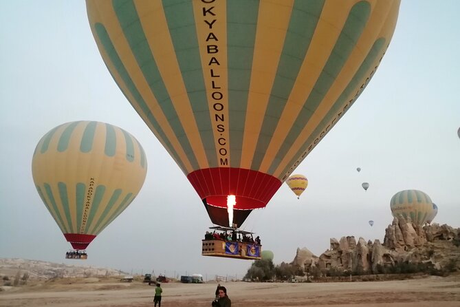 Goreme Hot Air Balloon Over Valleys, With Champagne and Transfers - Scenic Landscapes and Vistas