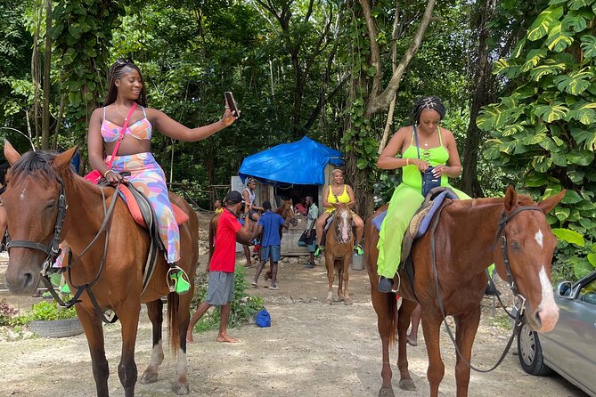 Horseback Riding and Swimming in Dunns River Falls - Admission and Pickup Details