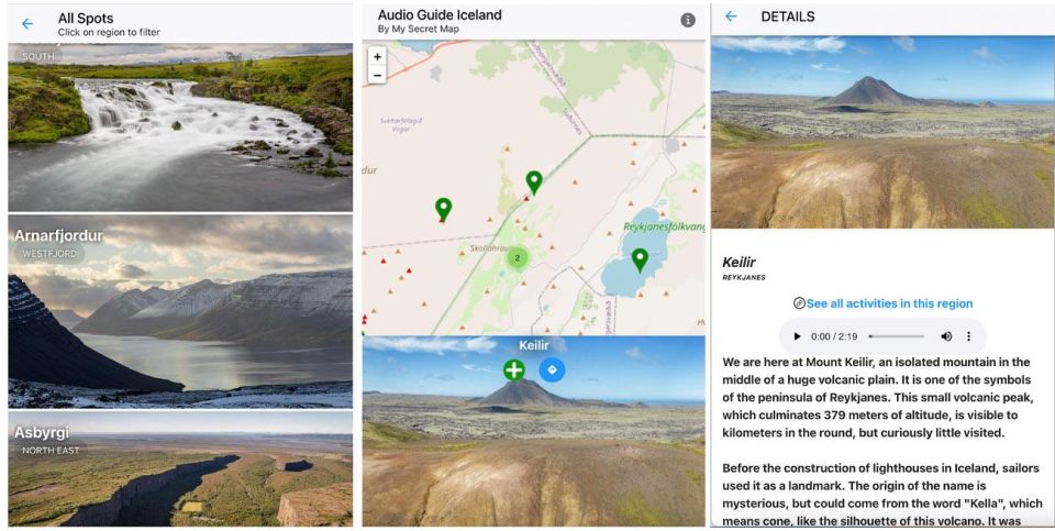 Iceland: Audioguide, Interactive Map 200 Spots ++ - Immersive Icelandic Storytelling