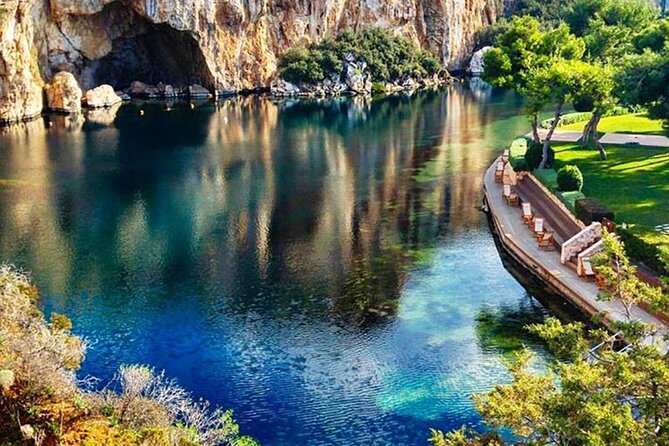 Lake Vouliagmeni Thermal Spa And Temple Of Poseidon Private Full Day Tour - Meeting and Pickup