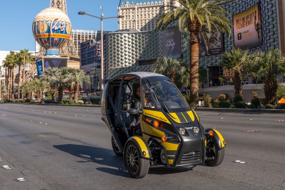 Las Vegas: Full Day Talking GoCar Tour Explore Las Vegas - Rental Details