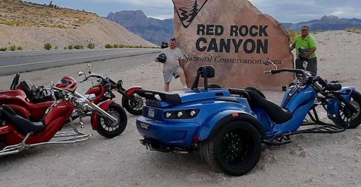 Las Vegas: Red Rock Canyon and Las Vegas Strip Trike Tour - Trike Ride Experience