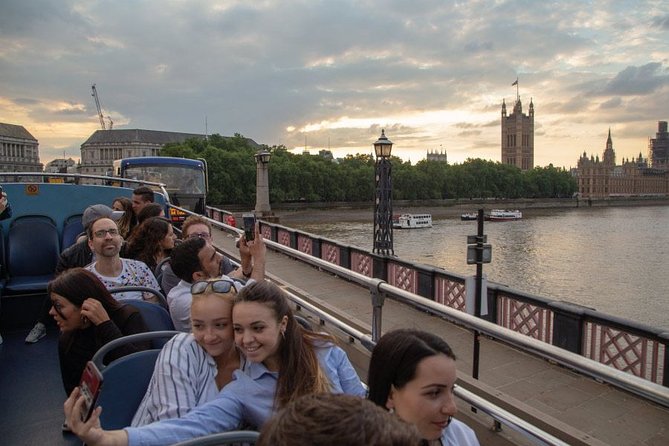 London by Night Sightseeing Open Top Bus Tour With Audio Guide - Logistics