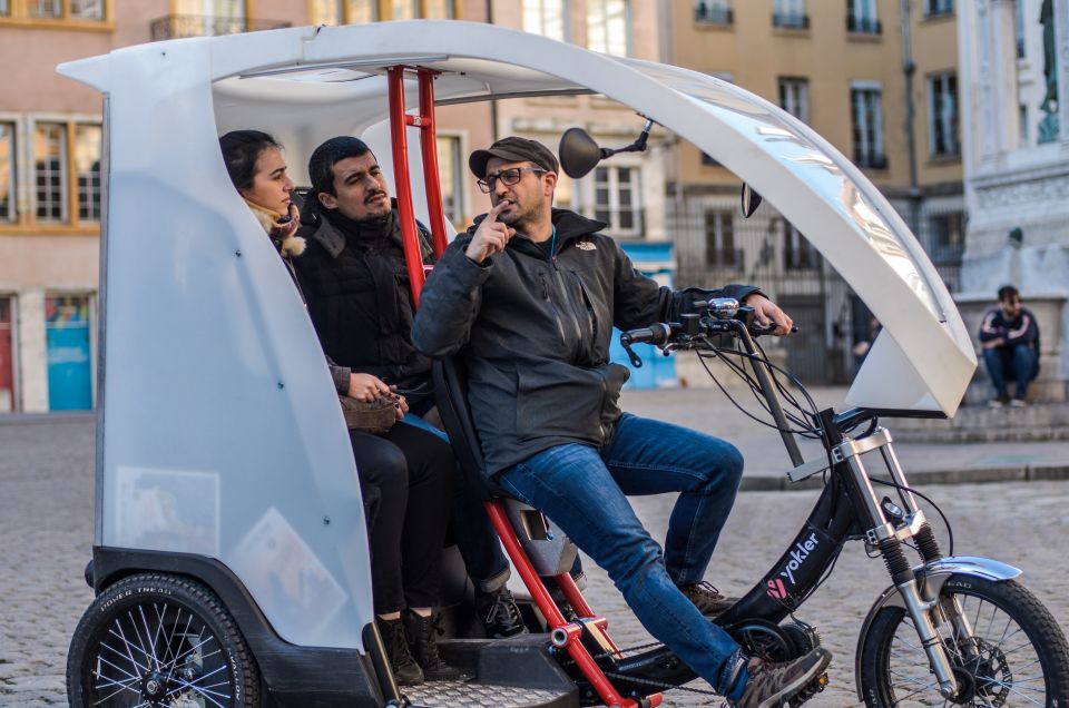 Lyon: Guided City Sights Pedicab Tour - Tour Highlights