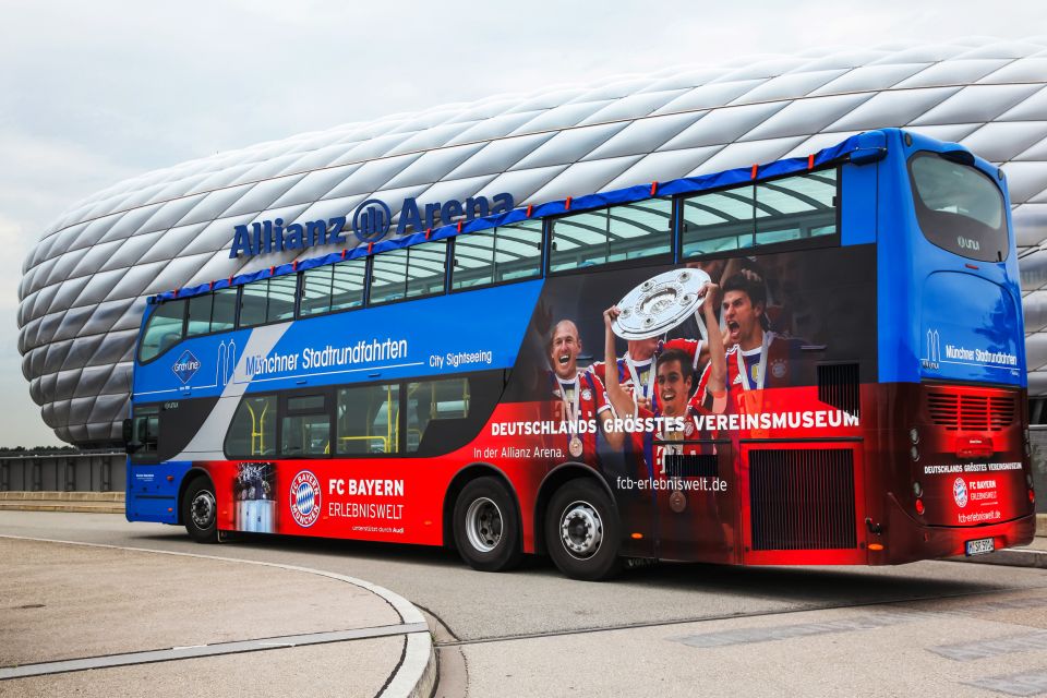 Munich: City Bus Tour & FC Bayern Munich Allianz Arena Tour - Highlights of the Tour