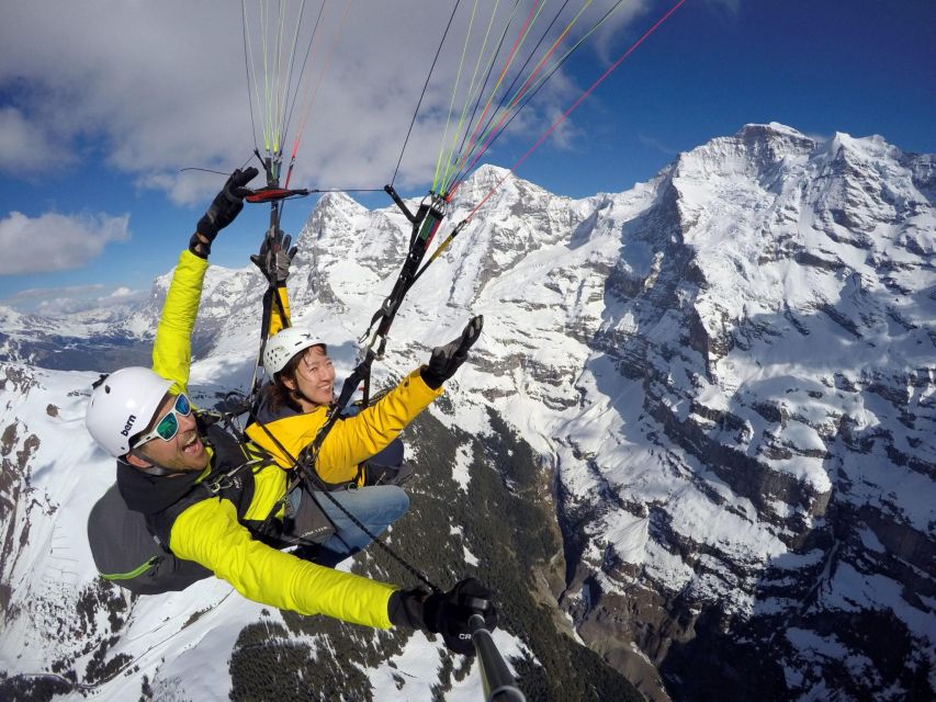 Mürren: Paragliding Over Lauterbrunnen Cliffs and Waterfalls - Duration and Highlights