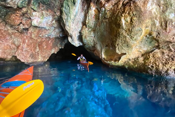 Naxos: Rhina Cave Sea Kayaking Tour - Meeting and Pickup