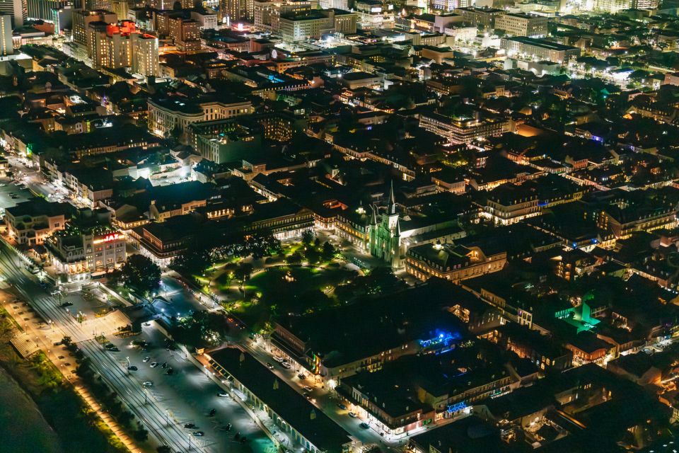 New Orleans: City Lights Helicopter Night Tour - Highlights of the Flight