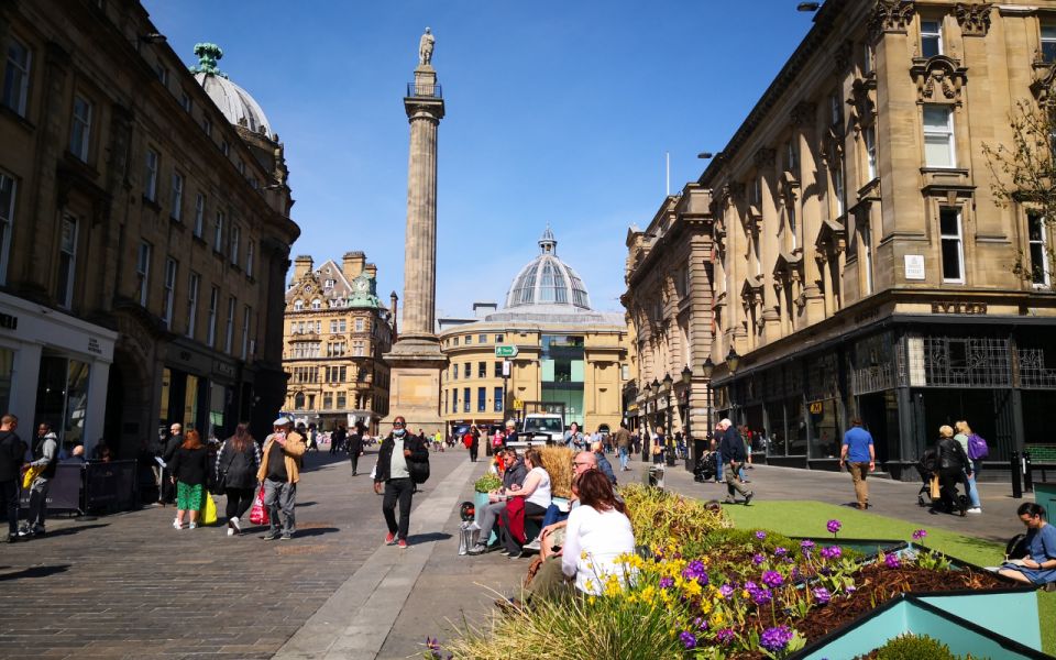 Newcastle: Walking Tour to Grainger Market & Quayside - Grainger Towns Classic Architecture