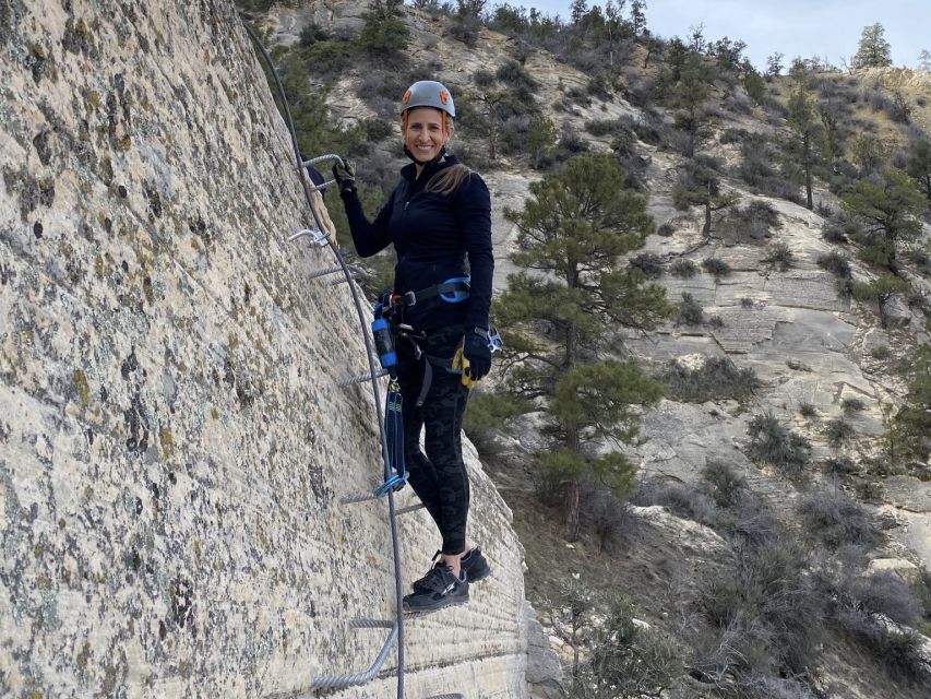 Orderville: Via Ferrata Climb and Rappeling Tour - Climbing the 700-Foot Iron Ladder