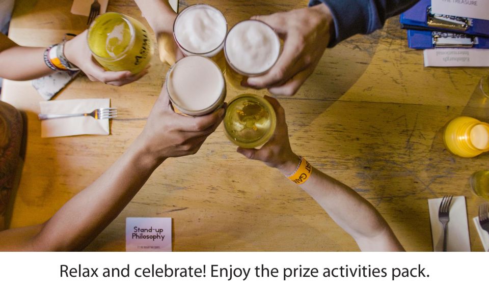 Oxford: Fun Puzzle Treasure Hunt to a Pub! + Team Racing! - Booking and Redemption