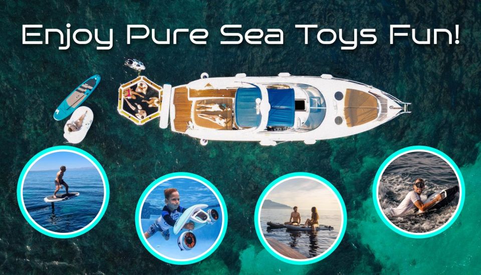 Palma: Sea Toys Yacht Adventure Ticket Including E-Foil Etc. - Thrilling Water Toys Onboard