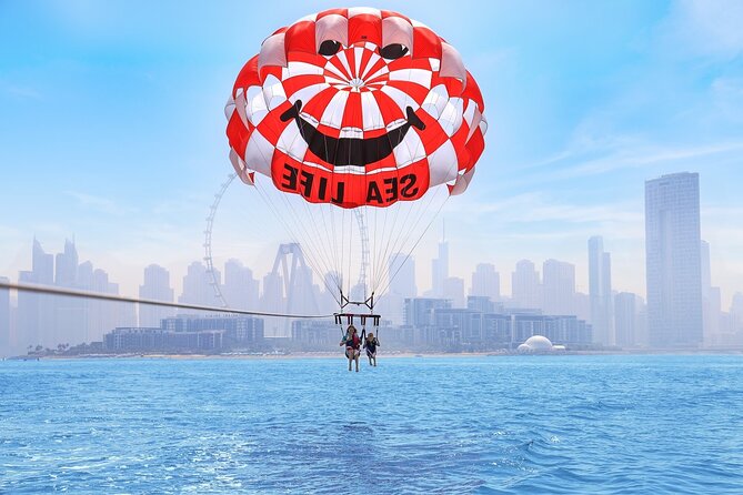 Parasailing in Dubai : Palm Jumeirah View and JBR Beach View - Meeting Point and Pickup Details