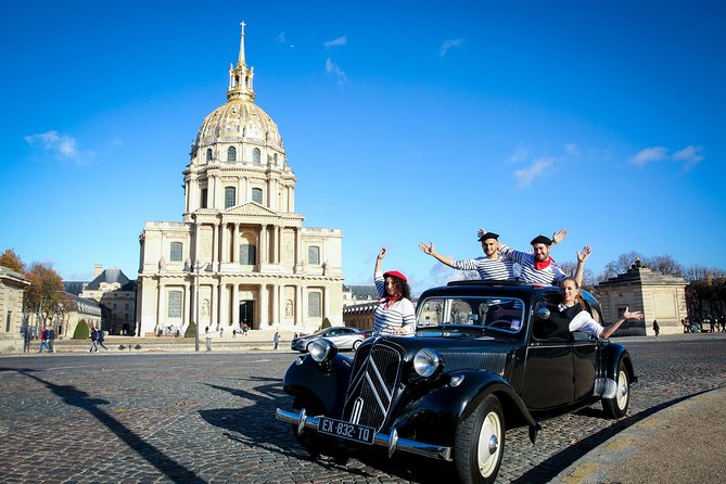 Paris Private Guided Tour in a Vintage Car With Driver - Personalized and Private Tour