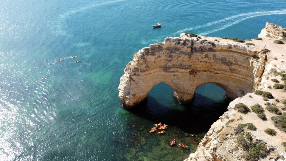 Portimão: Benagil Caves Speedboat and Kayak Guided Tour - Itinerary Details