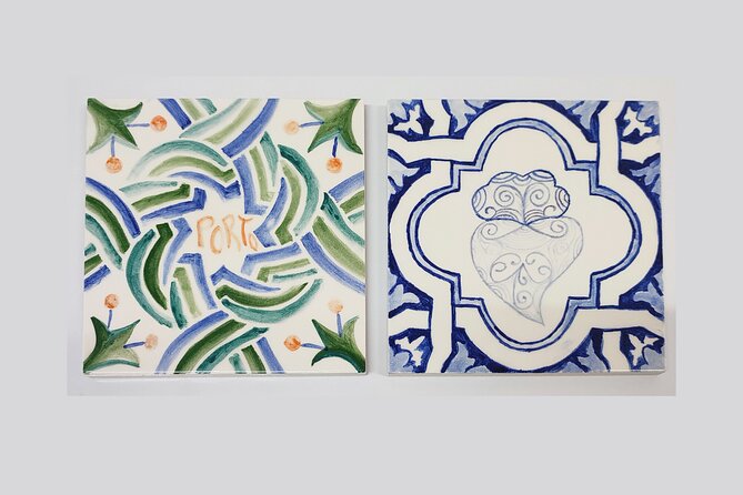 Porto Tile Painting Workshop in Artist Studio - Materials and Supplies Provided