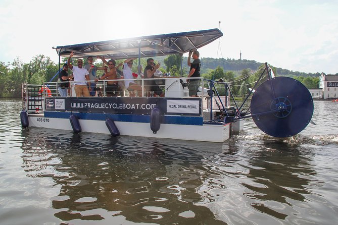 Prague Cycle Boat - The Swimming Beer Bike - Unique Experience on the Vltava River