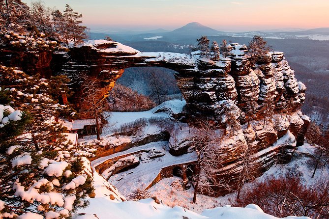 Pravcicka Gate & Bastei Bridge Winter National Park Tour From Prague - Inclusions and Highlights