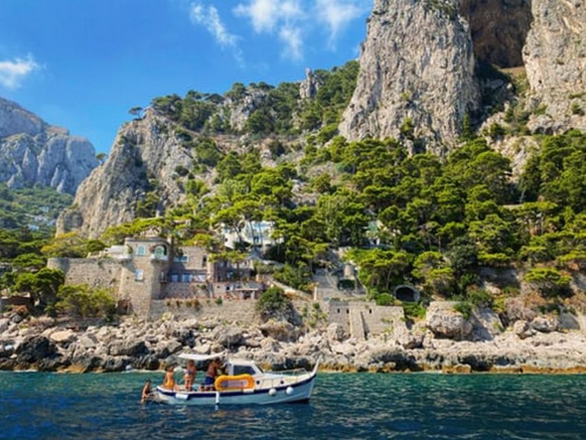 Private Capri Excursion by Boat From Sorrento - Included in the Package