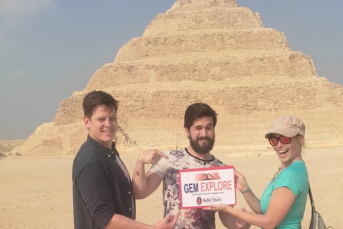 Private Day Tour Giza Pyramids, Sphinx, Saqqara and Dahshur Pyramids - Saqqara Necropolis