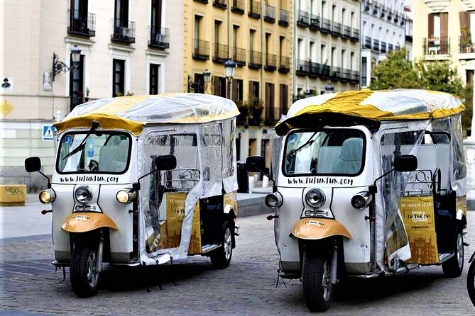 Private Guided Tour in Tuk Tuk Through Historical and Modern Madrid - Immersive Tuk Tuk Experience