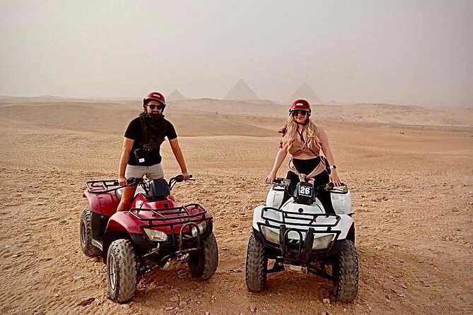 Quad Bike , Lunch and Camel Ride Private Tours From Cairo Giza Hotel - Quad Bike Ride