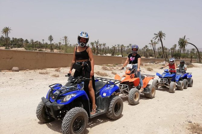 Quad in the Palmeraie of Marrakech - Quad, Helmet, and Fuel