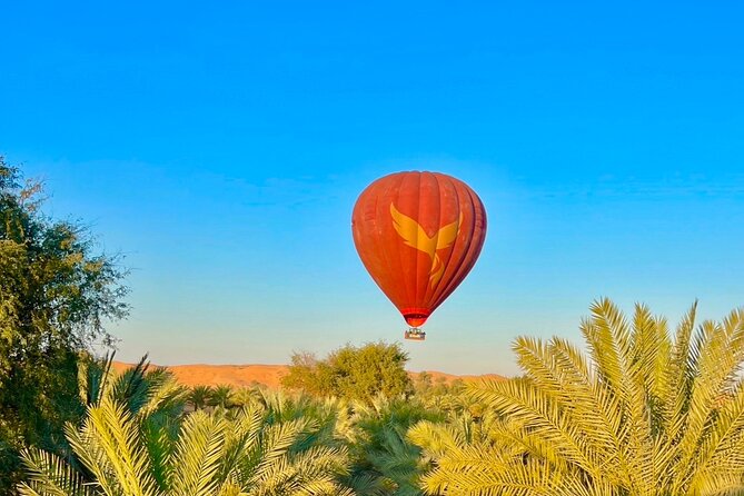 RAK Hot Air Balloon Flight - Inclusions and Exclusions