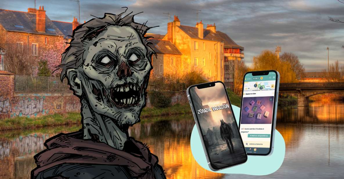 Rennes: Zombie Invasion City Exploration Smartphone Game - Navigating Rennes Hidden Gems