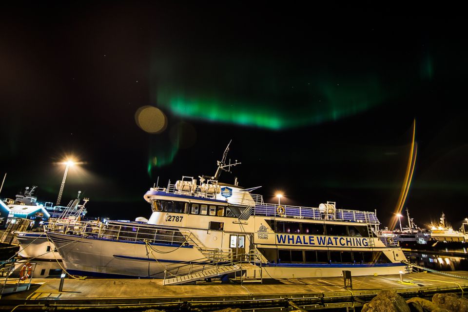 Reykjavik: Northern Lights Guided Boat Tour With Photos - Highlights and Inclusions