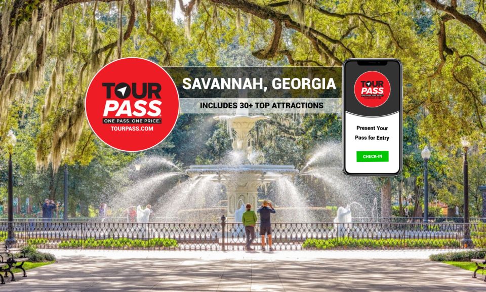 Savannah: Full Admission Tour Pass for 30+ Tours - Savings and Convenience