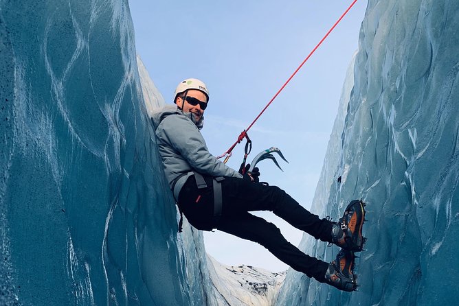 Sólheimajökull Ice Climbing and Glacier Walk - Ice-Climbing on Vertical Crevasse Walls