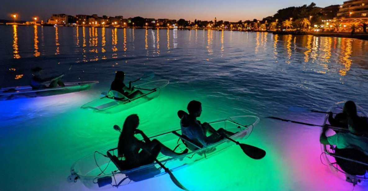 Split: Illuminated Evening Guided Kayaking Tour - Itinerary Details