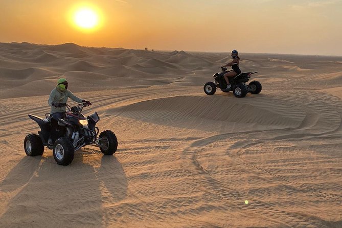 Sunset Quad Bike Tour Dubai (Deep Desert Ride , Sunset in Desert) - Inclusions and Exclusions