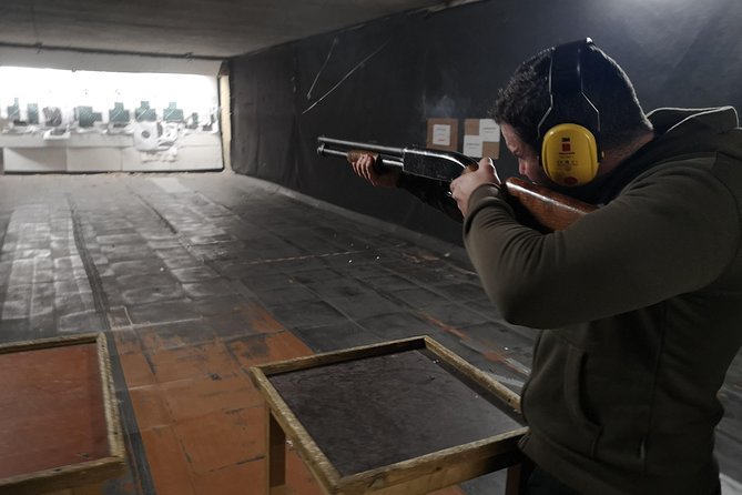 Try Real Weapons - Winchester, Glock17, Kalashnikov, Beretta 92FS - Meeting Point and Transportation