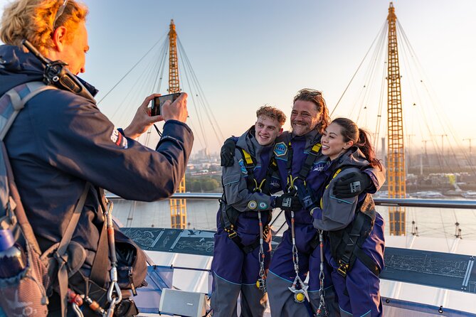 Up at The O2 Sunset Climb - Breathtaking London Skyline Views