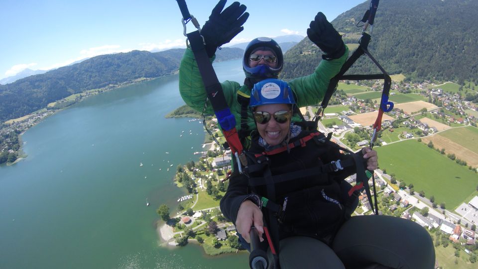 Villach/Ossiacher Lake: Paragliding Action Tandem Flight - Experienced Tandem Pilots