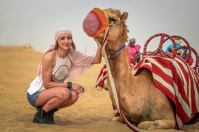 VIP Desert Safari Dubai ,Camel Ride,Sand Boarding & Buffet Dinner - Sand Boarding Adventure