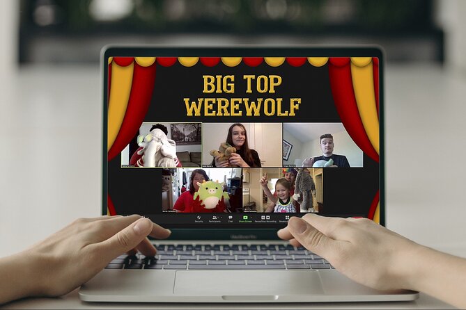 2-Hour Big Top Werewolf Private Guided Virtual Game Party - Accessibility Information