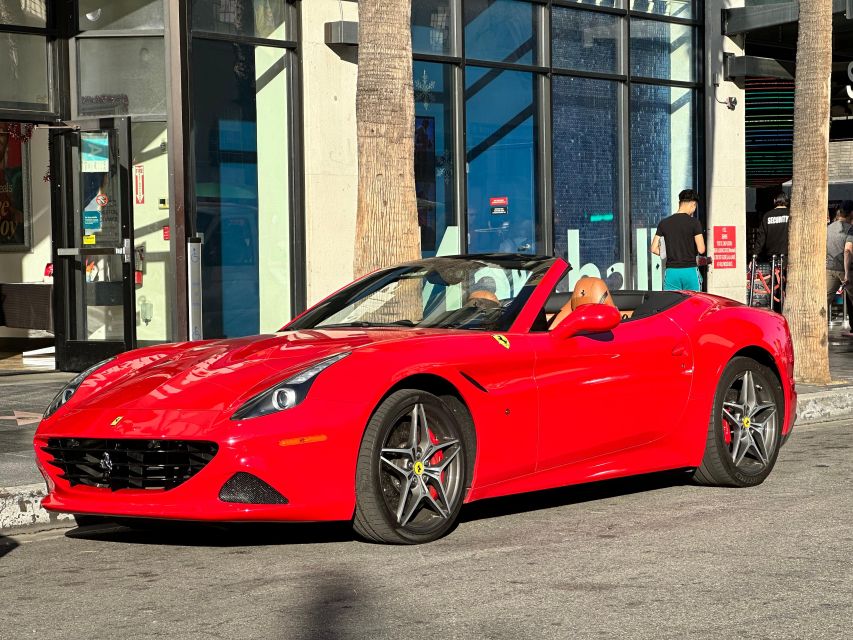 20 Min Ferrari Driving Tour in Hollywood - Inclusions and Exclusions