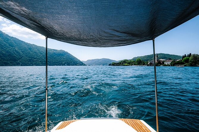 2H Private Cruise on Lake Como Tender Yacht Invictus 5 Pax - Meeting Point and Pickup