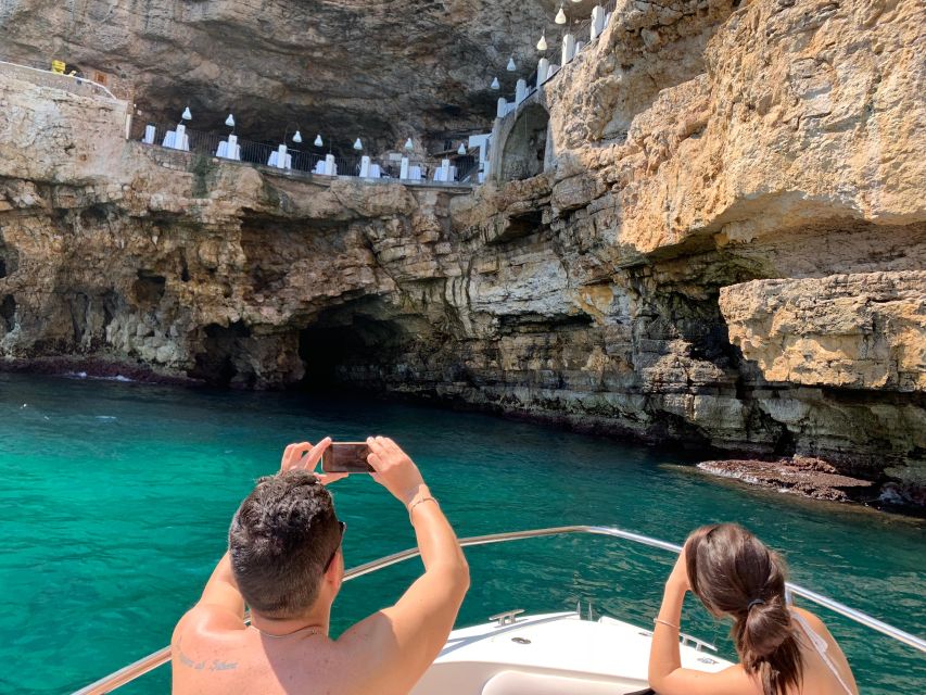 4,5 Hours Private Boat Tour in Polignano - Included Amenities