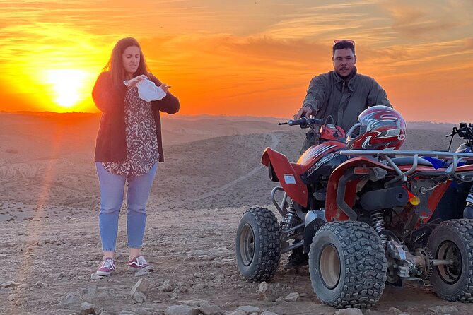 Agafay Desert: Quad Bike, Camel Ride and Dinner Show in Marrakech - Camel Trekking at Sunset