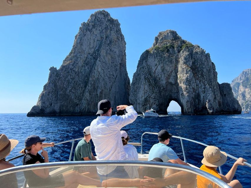 All Inclusive Blue Grotto Visit and Capri Private Boat Tour - Included Experiences