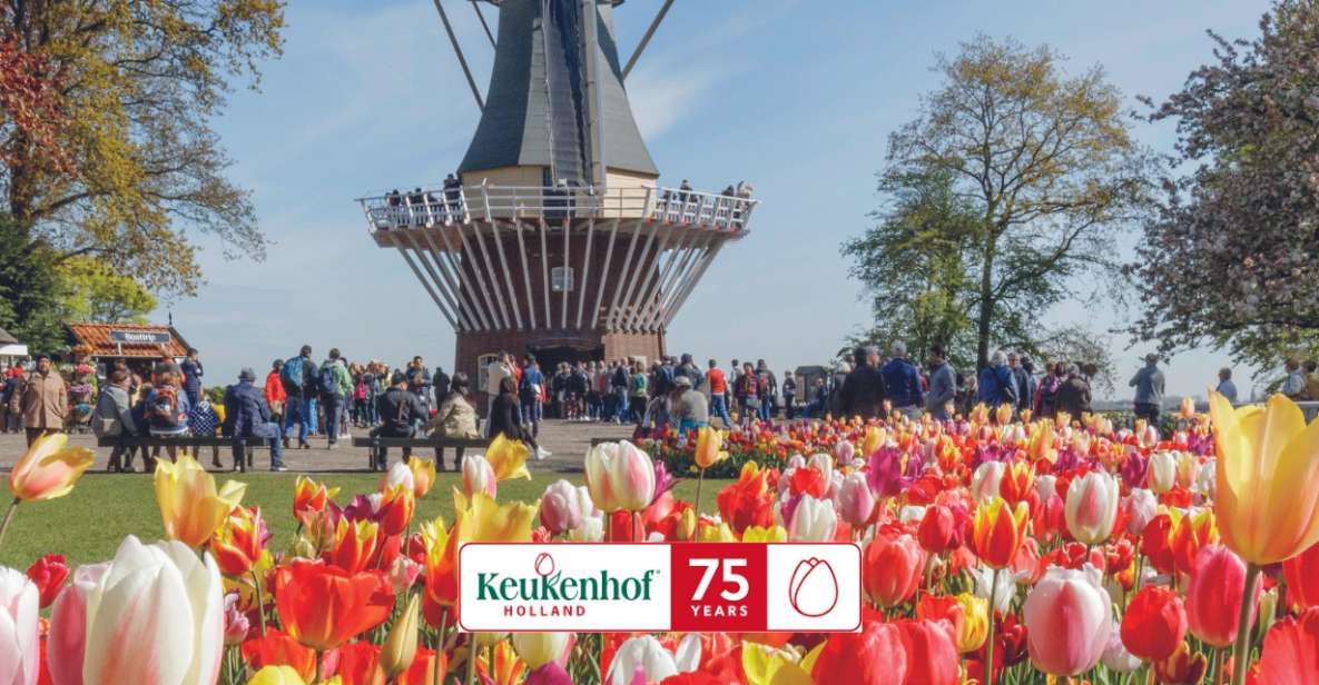 Amsterdam: Keukenhof Entry and Roundtrip Shuttle Transfer - Keukenhof Gardens Experience