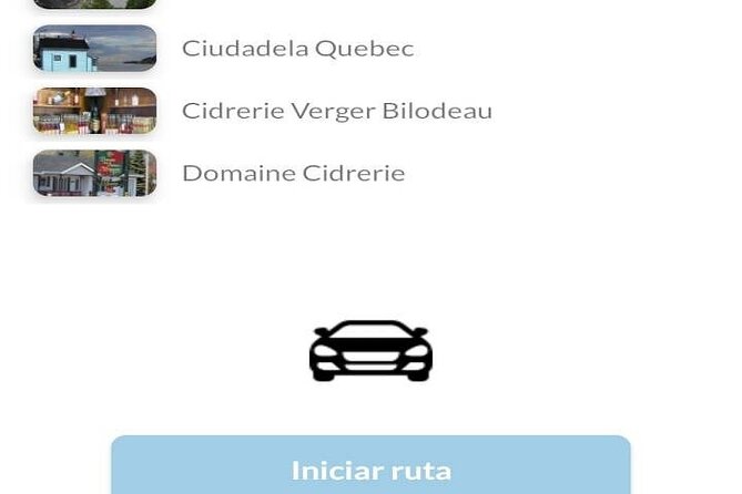 APP Self-Guided Tours Quebec With Audioguide - Tour Inclusions