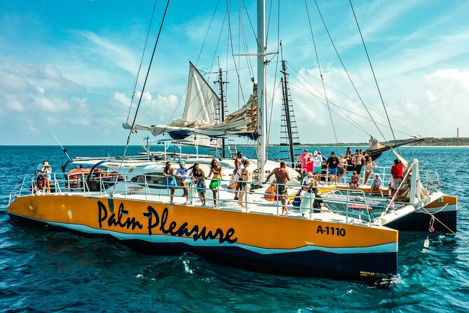 Aruba Afternoon Snorkel Sail Aboard Palm Pleasure Catamaran - Sailing and Snorkeling Experience