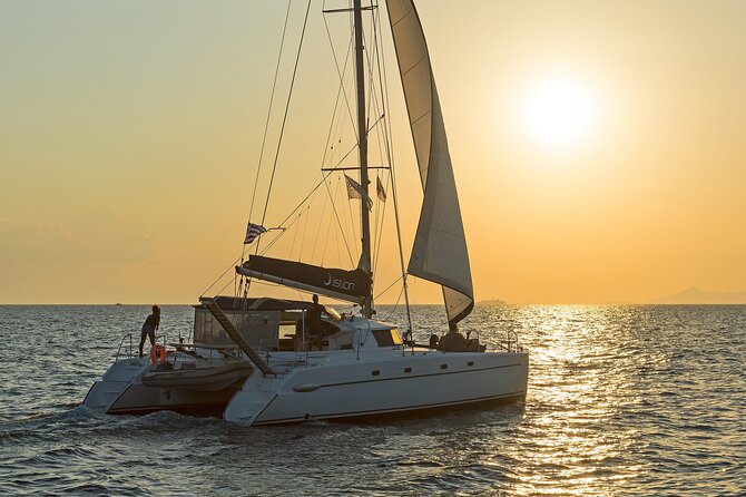 Athens Semi Private Sunset Catamaran Cruise - Capture Dazzling Sunset Photos