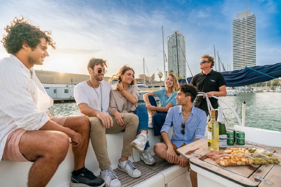 Barcelona: Sailing Trip With Drinks and Snacks - Drinks and Snacks Onboard